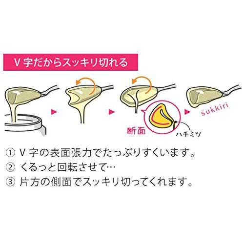 Oaks Raye Honey Spoon, Stainless Steel, Made In Japan, LS1523