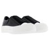 Alexander Mcqueen Deck Plimsoll Lace Up Sneakers 'Black White' Women's 667245WIAB61070