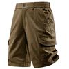 Pure Cotton Washed Shorts Men's Pure Cotton Work Shorts Washed Casual Pants