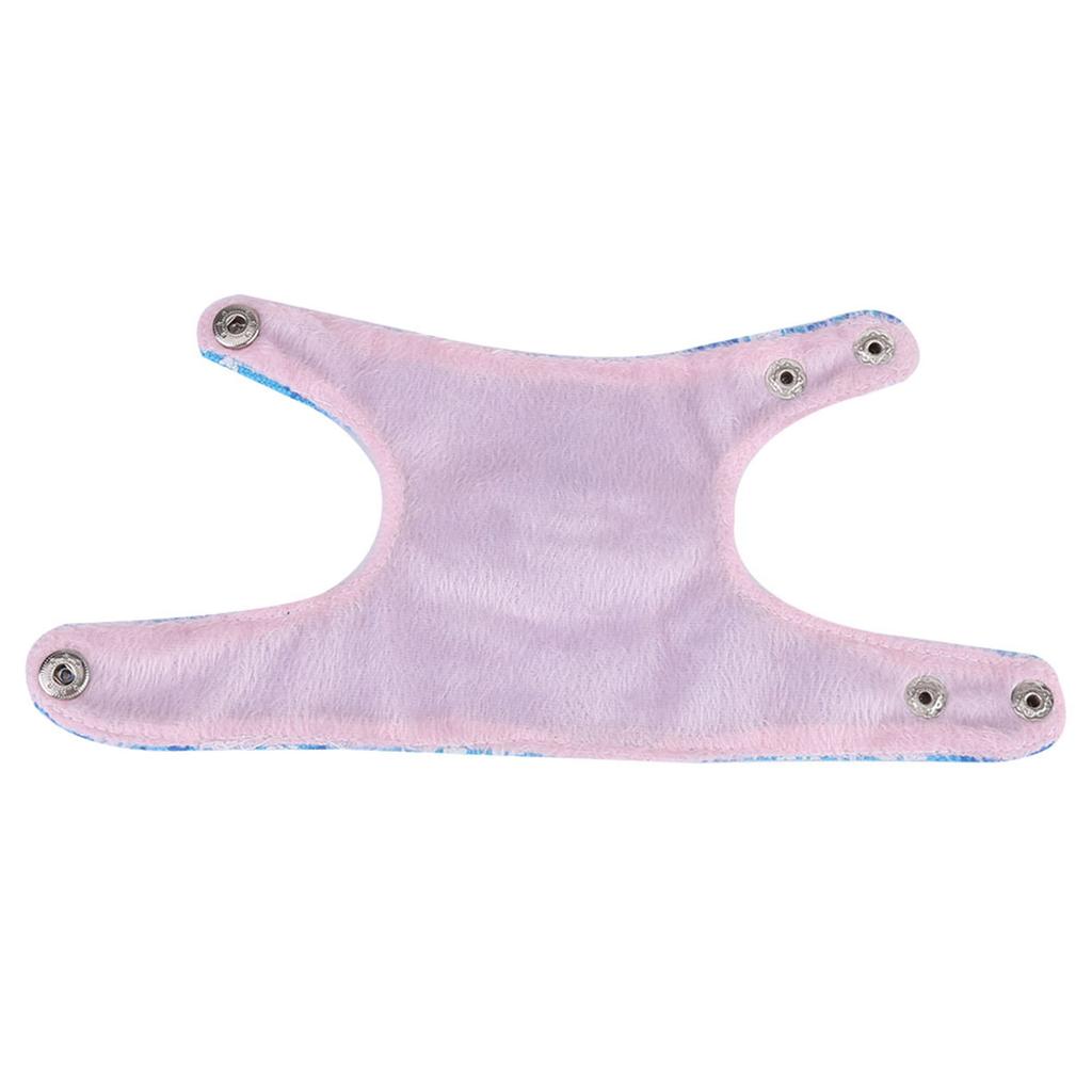 Small Pet Harness Cartoon Vest Clothes with Leash (Light Blue)