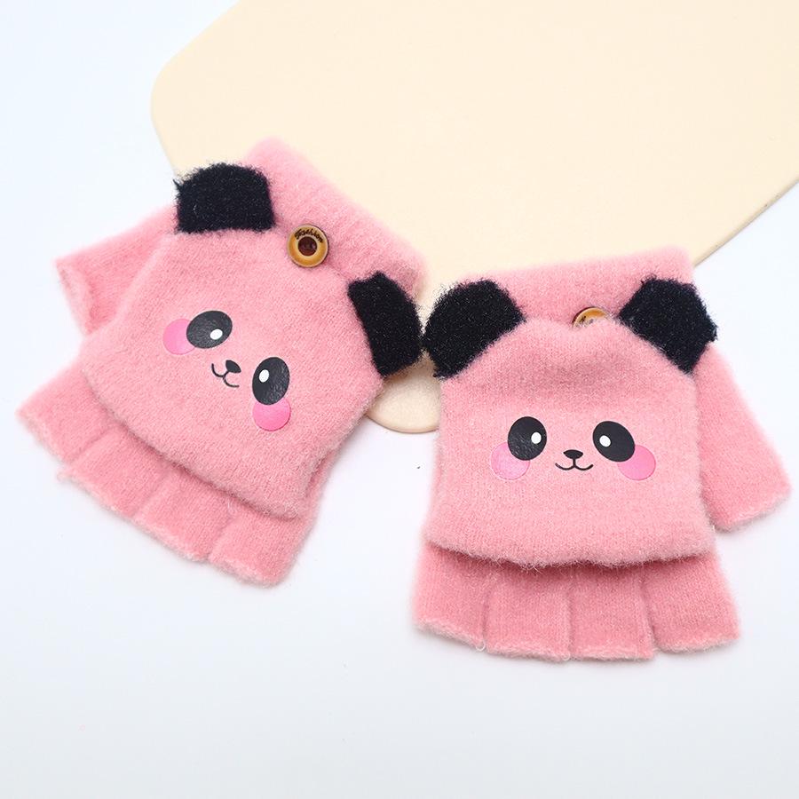 Kinder Cartoon Fäustlinge mit Klappe – Niedlich, Dick und Warm zum Schreiben und für Outdoor-Aktivitäten