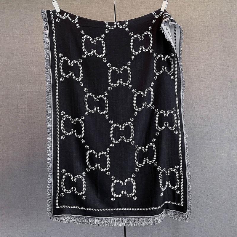 Autumn New Women's Imitation Cashmere Scarf Fashion Jacquard Design High Sense Versatile Age-reducing Warm Scarf