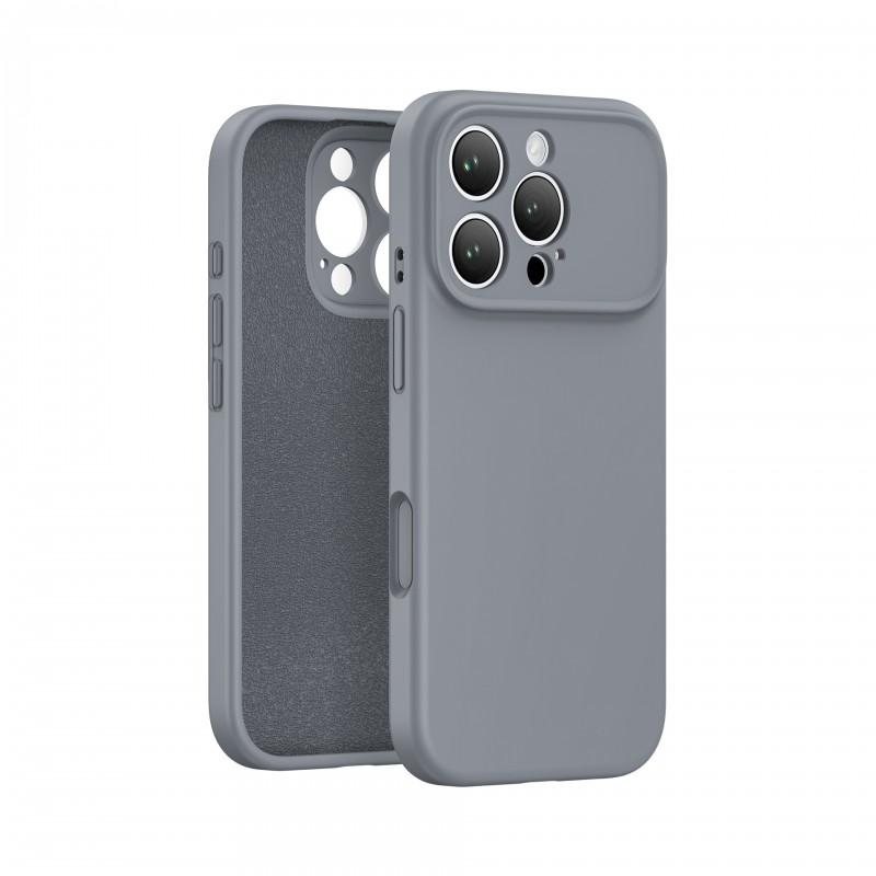 Liquid Silicone Phone Case IPhone 17 Pro Slim Shockproof Cover With Precise Cutouts Minimalist Solid Color