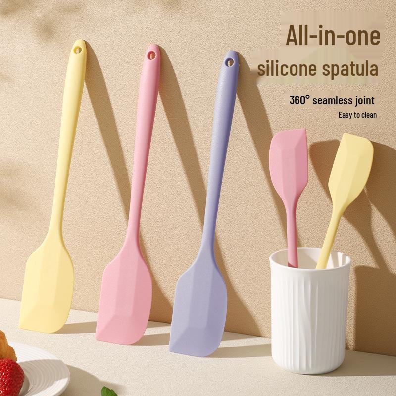 High-Temp Resistant Non-stick Silicone Spatula for Baking and Cooking