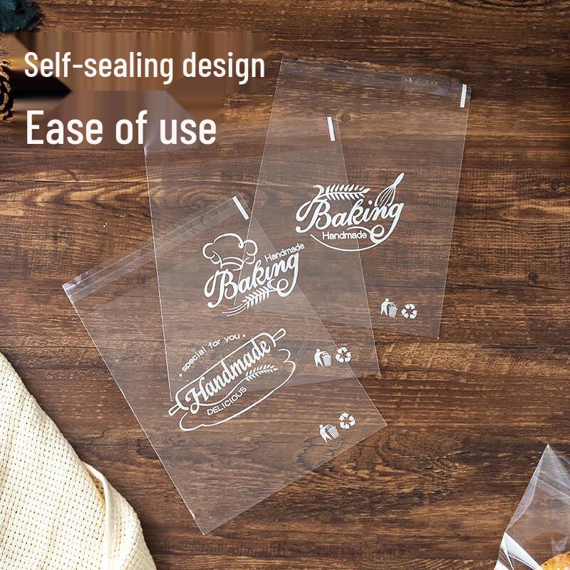 Self-Adhesive Bread Packaging Bags (100 pcs)
