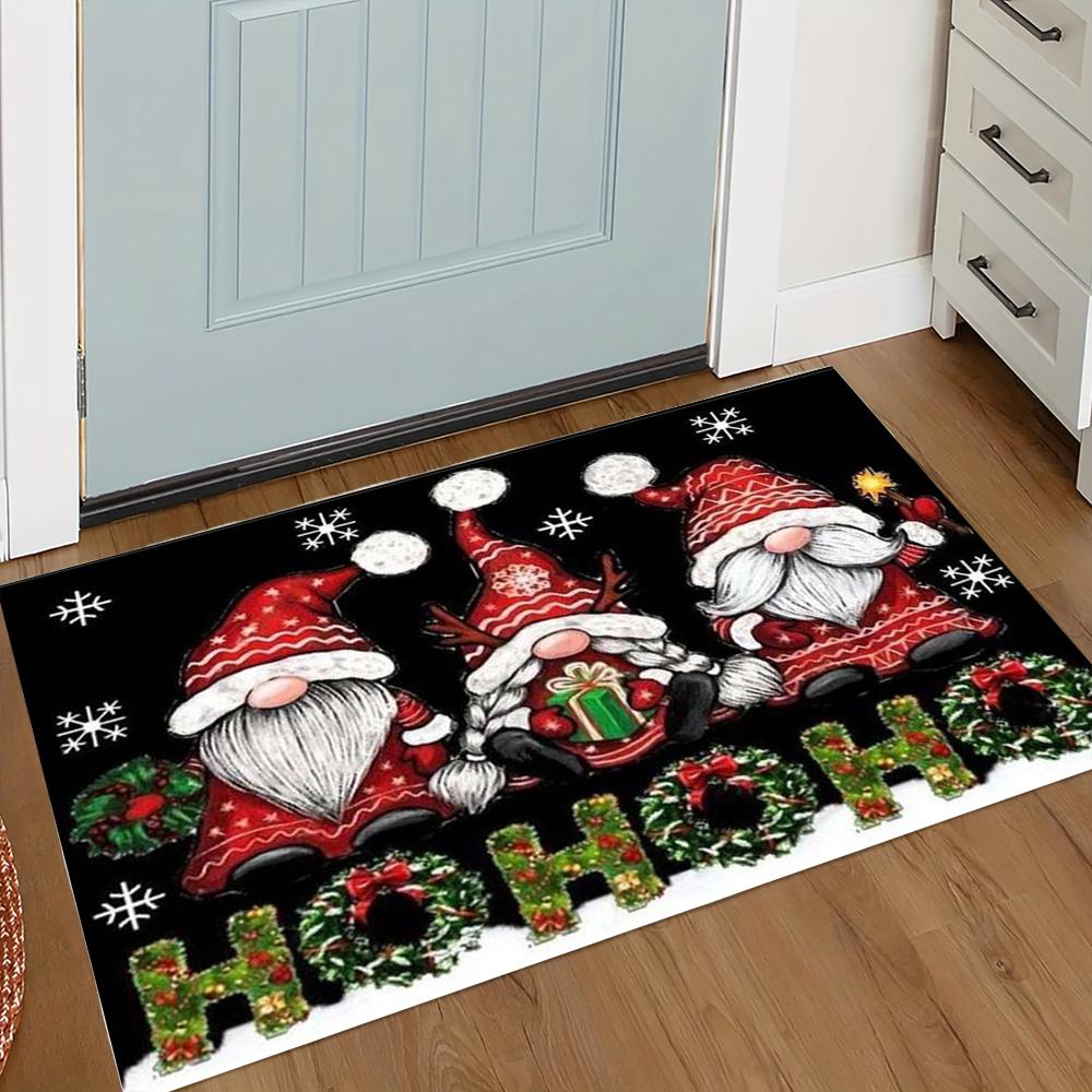 Halloween Gnomes Welcome Entrance Doormat Home Decor Carpet Indoor Outdoor Floor Mat Living Room Bedroom Bath Kitchen Rug