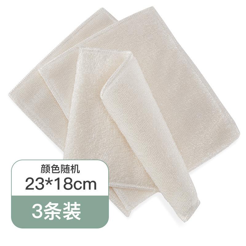 Multi-Pack Thick Bamboo Fiber Cleaning Cloths, Non-Stick Oil Dish Towels, Durable Reusable Rags for Kitchen, Dishwashing & Household Tasks