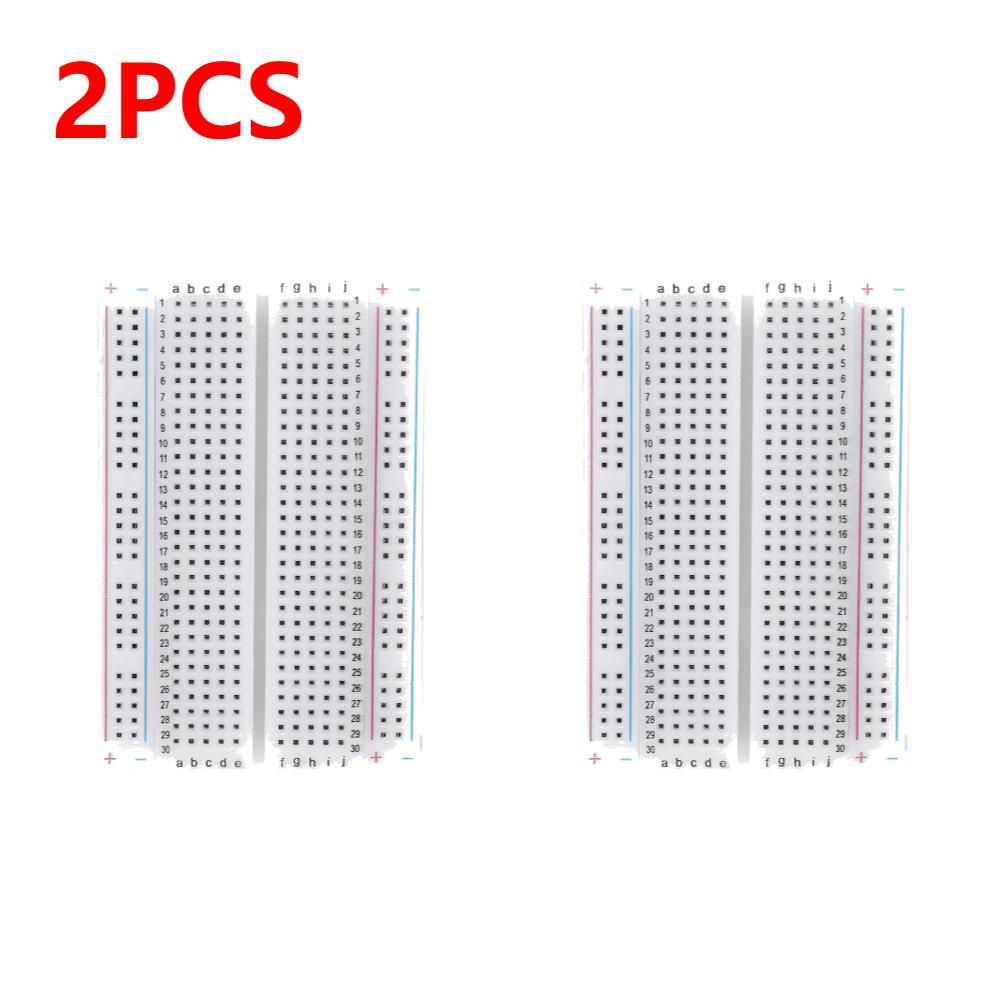 MB-102 Steckplatine 400 Punkte Lötlos PCB Bread Board Test Entwickeln Dupont-Kabel DIY Mini-Steckplatine für Bus-Test-Leiterplatte