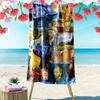 Van Gogh Painting Print Beach Towel, Large Soft Quick Dry Towel for Beach Camping Swimming