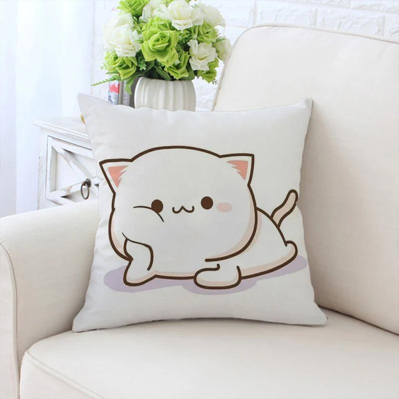 Drăguț ursuleț de desene animate față de pernă auto ornamente birou sufragerie canapea casă față de pernă