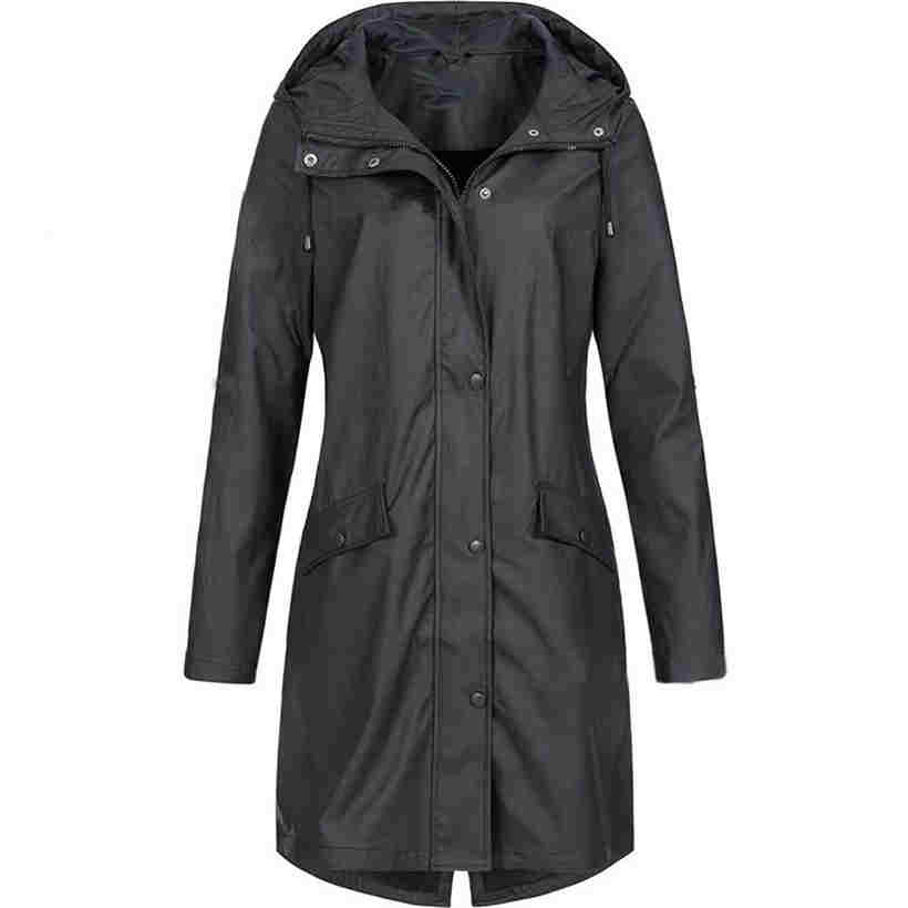Autumn Winter Mid Length Women Windbreaker Outdoor Females Waterproof Sports Hiking Jacket