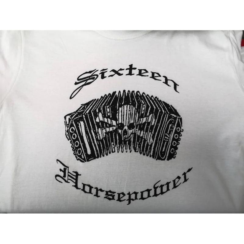 SIXTEEN HORSEPOWER t-shirt (16 horsepower) S белый