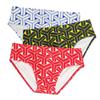 Men Swim Briefs Trunks Color Blocking Fashion Print Tight Fit Sexy Swimwear Beach Wear Tanning Surfing GYM
