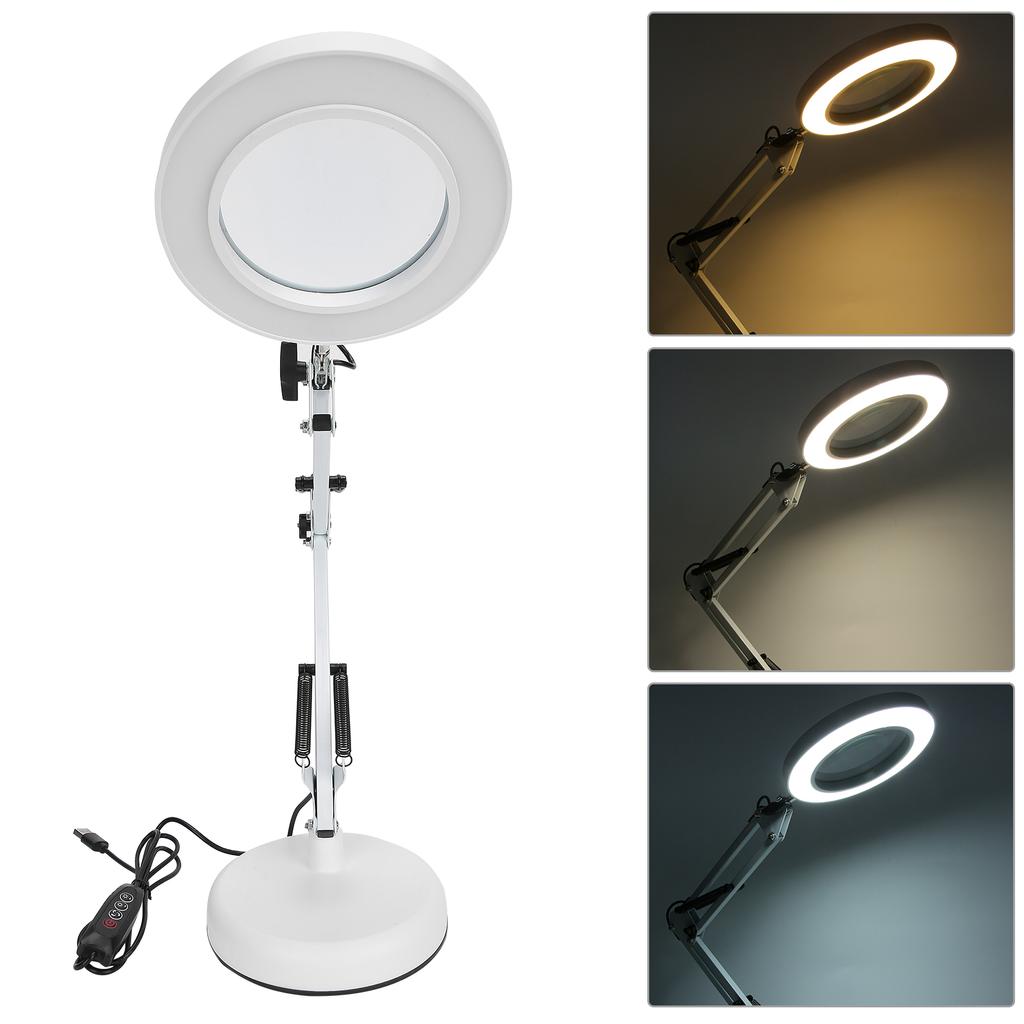 5X Magnifying Glass Lamp LED Chips with USB Interface 3000?6500K for Manicure Tattoo Using