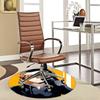 1pc Anime Design Round Carpet - Office Chair Mat for Dazai Soujyōji Fans | Non-Slip Rug Suitable for Home Decor