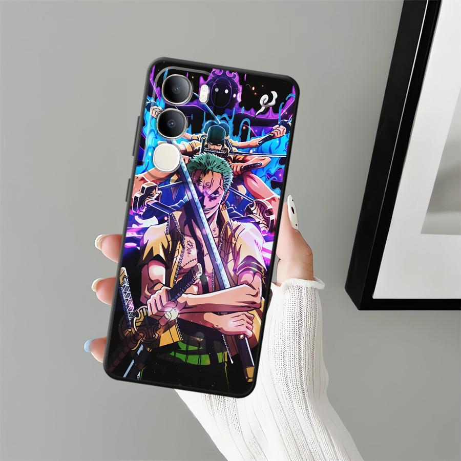 One Piece Anime Hülle für Vivo Y50 Y95 V27 Y51S Y78 Y71 Y91 V21E V23 Y52S Y93 V29 Y75 Y81 V25 V30 Y53S Handyhülle