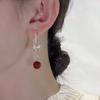 Shiny Crystal Zircon Butterfly Earring For Women Exquisite Imitation Pearl Flower Ginkgo Leaf Charm Earring Wedding Jewelry Gift