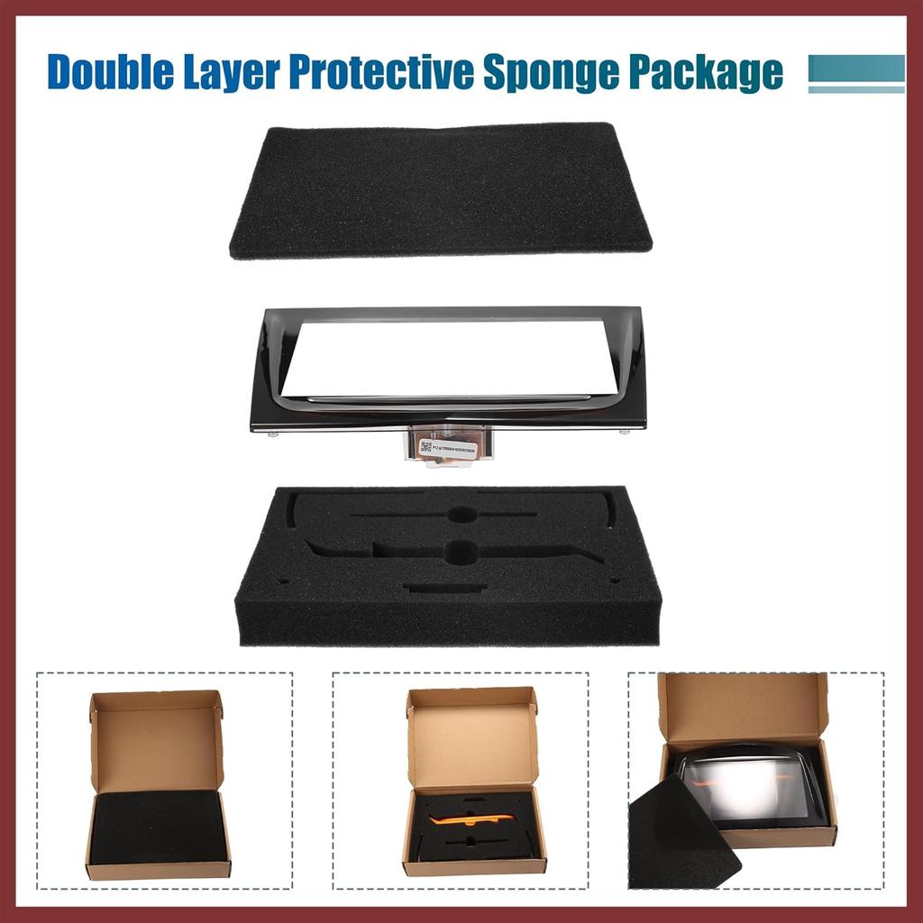 1 Set Touch Screen Display for CUE Infotainment System for Cadillac ATS CTS Escalade SRX 20867046 22912609 Gel Free Touch Screen Protector W/Trim