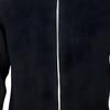 Armani Exchange Solid Ribbed High Neck Zip Long Sleeve Knit Sweater Men sweater Black 6RZE6A-ZM1LZ-1200