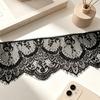 (3 meters/lot) width 160mm Floral Embroidered Eyelash Lace Ribbon Clothing Accessories lace material Handmade