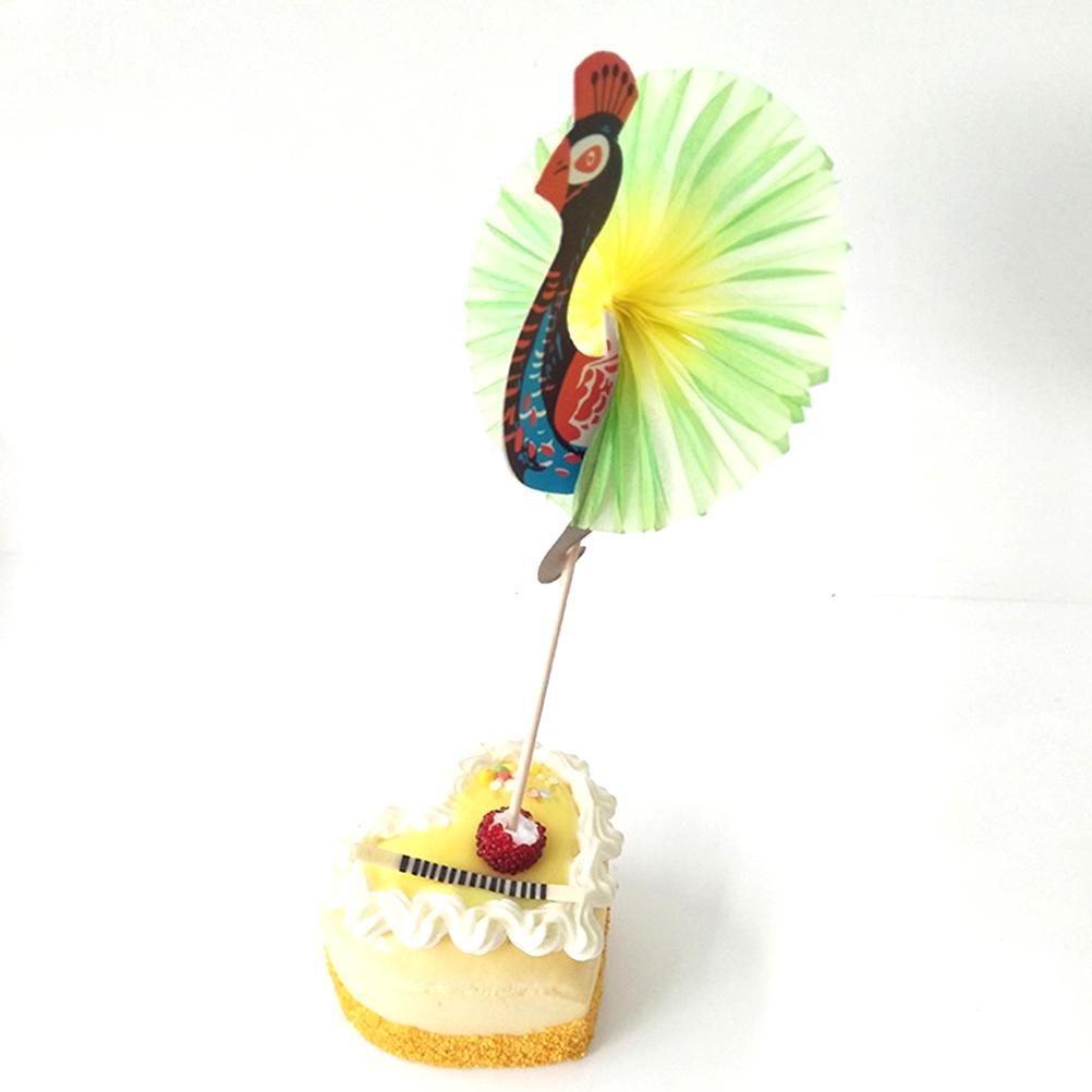 25 Pcs Decorative Cocktail Picks Decoration Fruit Sticks Decorate Lovers Bamboo Cupcake Toppers