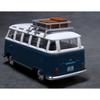 Maisto Volkswagen Samba Varebil Weekenders Diecast Modell, Blå (med campingveske)