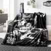 1Pc Agust D Fashion Collage Blanket Soft Throw Blanket For Home Bedroom Bed Sofa Travel Office Solid Christmas Blanket