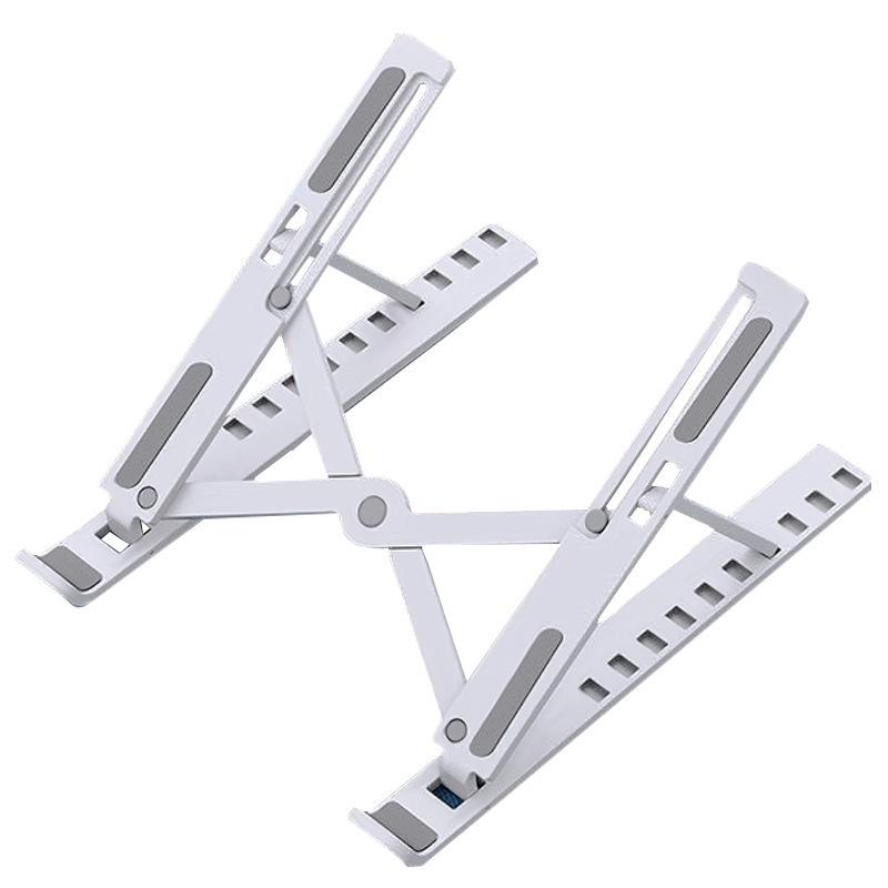 Adjustable Height Plastic Laptop Stand for Stable Support and Storage