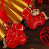 Leather Zodiac Pony Bag Pendant Cartoon Chinese New Year Gift Cute Horse Keychain  Birthday Gift