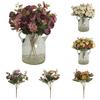 Flowers Real Like Faux Silk Flower Arrangements Mixed Fake Rose Hydrangea Bouquet