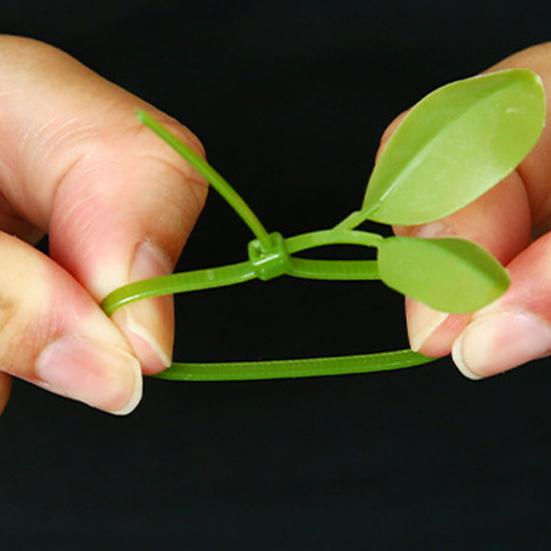 Leaf-Shaped Plant Ties Heavy Duty Zip Ties Cable Management Ties for Garden Plant Support And Home Office Cord Organization
