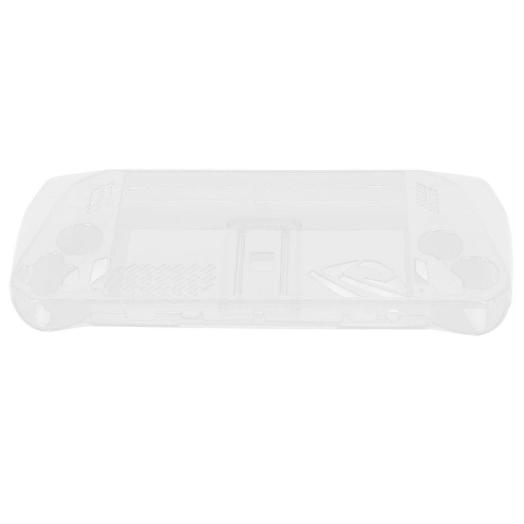 Game Console Clear Case Shockproof Prevent Slip TPU Protective Cover with Bracket for ASUS ROG Ally Handheld 2023