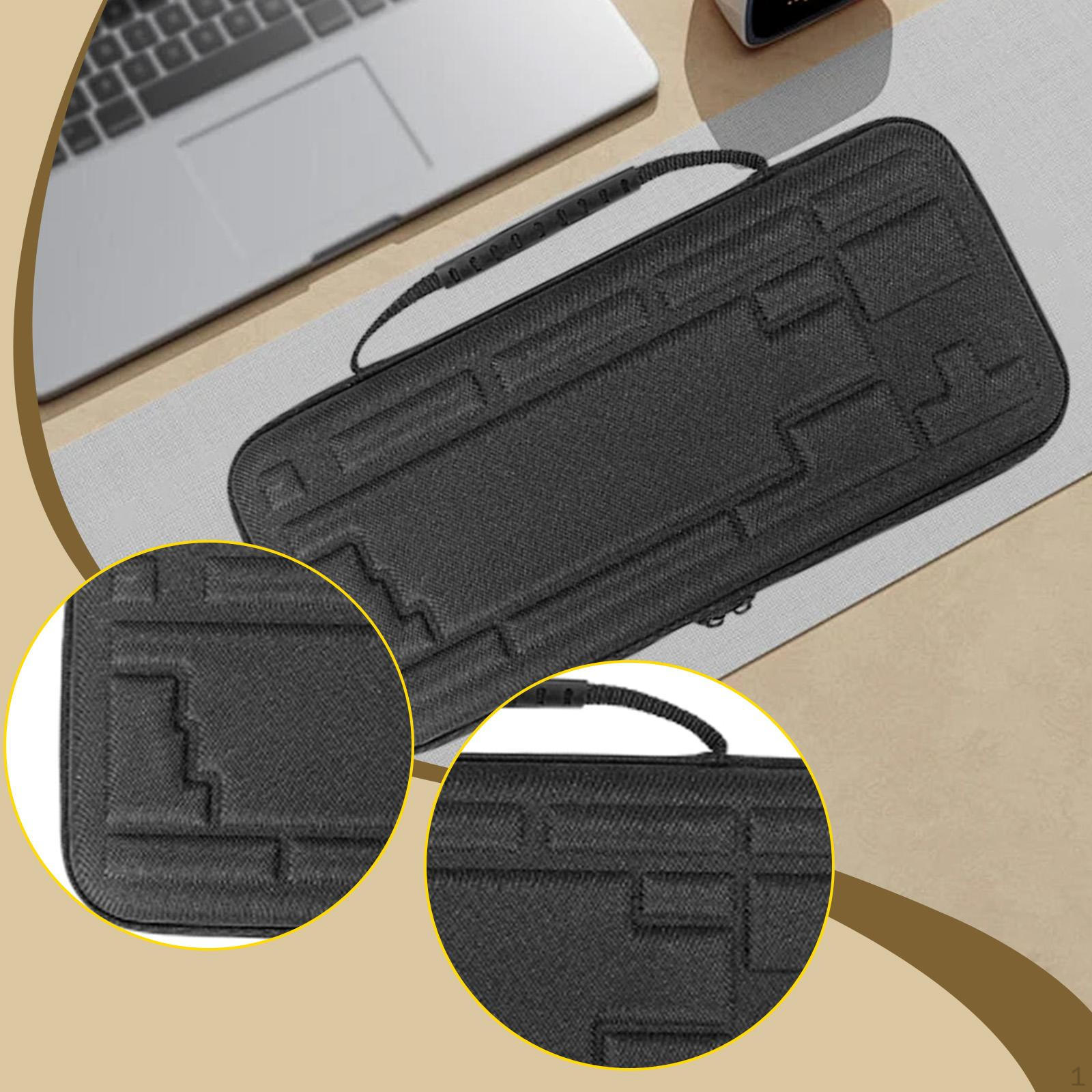 

Hard Storage Case for Keyboard 84 Keys Mechanical Dustproof Practical with Handle