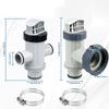 Pool Hose Plunger Valved Kit Filter Maintenance Water Control Above Ground Pool Pump for 26301T 26323CA 26331CA 26341W