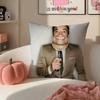 JJimmy FFallon Meme Cushion Cover Pillowcase Short Plush Invisible Zipper Room Sofa Cushion Cover