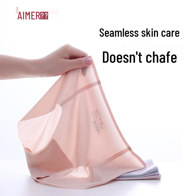 Aimer Women's Seamless Mid-Waist Boxer Briefs - 3 Pack