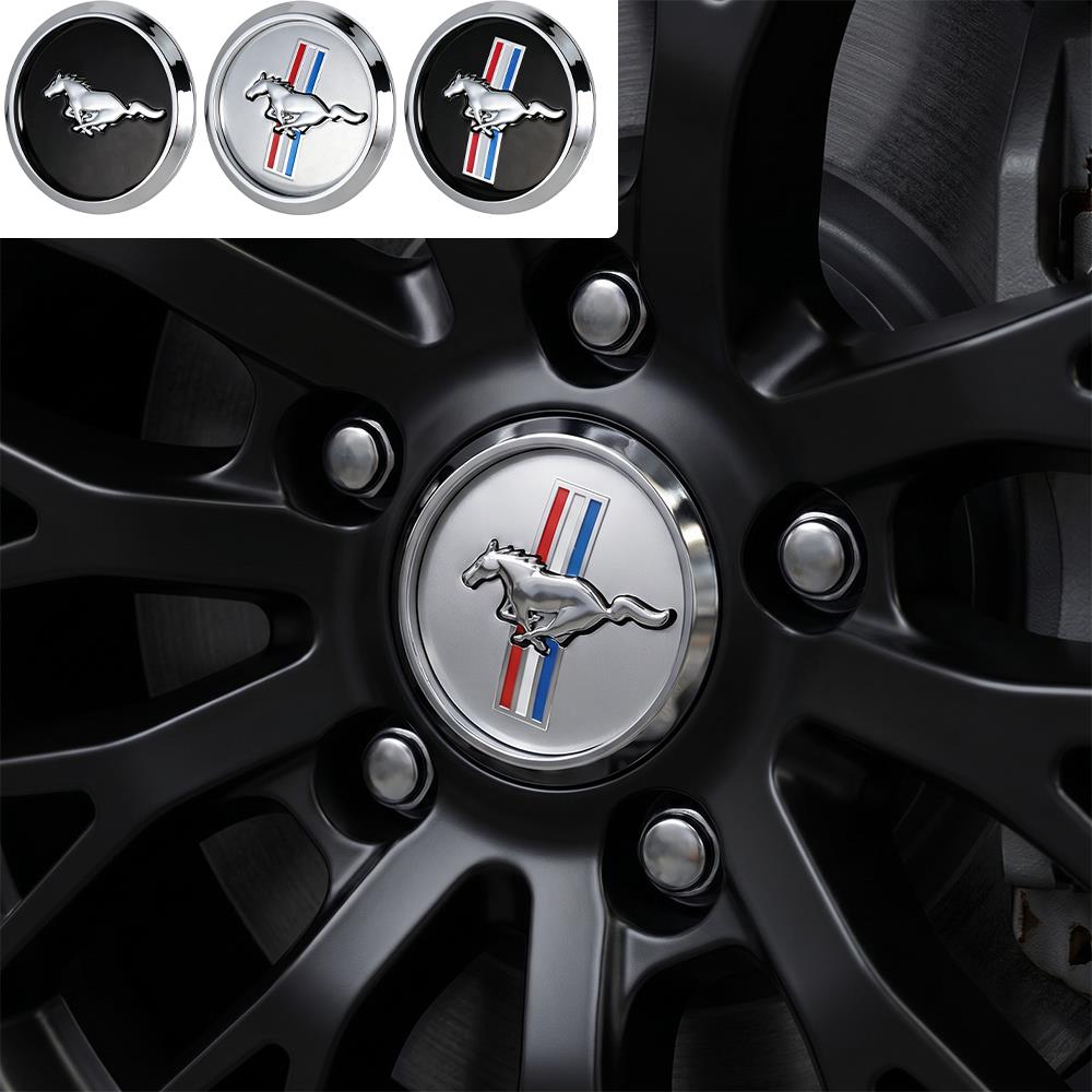 4PCS 68mm Car Wheel Center Hub Cap Badge Auto Hubcaps Decor Accessories For Ford Mustang Focus Fiesta Mondeo Kuga Ranger Shelby