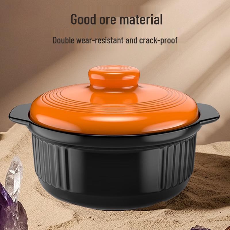 PuPan Ceramic Cooking Pot - Heat-Resistant Soup Casserole
