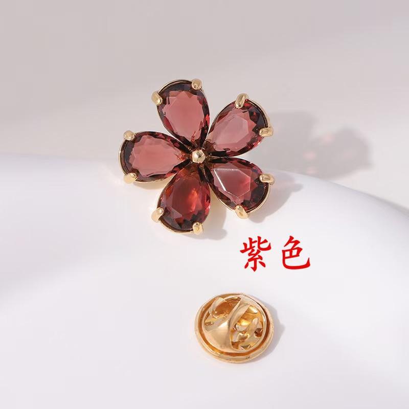 Men's Suit Brooch Groom Wedding Collar Flower Korean Version Wedding Collar Pin Suit Pin Brooch Simple Badge Accessories