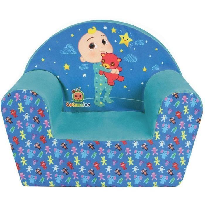 FUN HOUSE Cocomelon Club Armchair for Child Origin France Warranty H.42 X W.52 X D.33 Cm