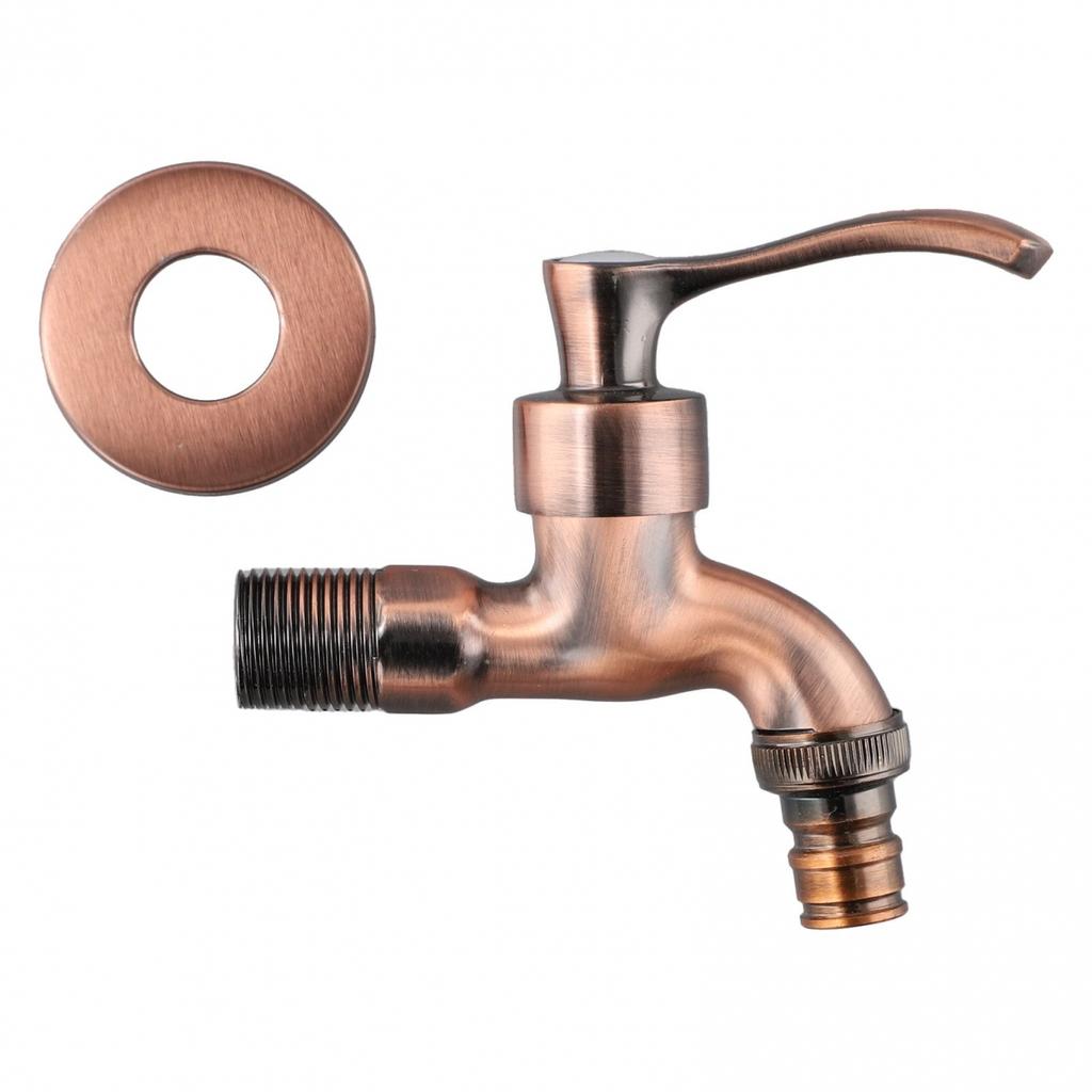 Robinet de exterior din bronz antic pentru grădină vintage, stil clasic european