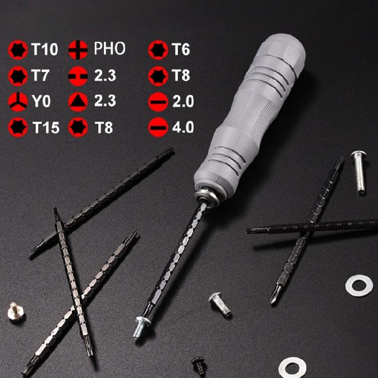 13 In 1 Extendable Double Head Magnetic Screwdriver for Quick Fixes In Electronics and Outdoor Emergency Repairs Tools