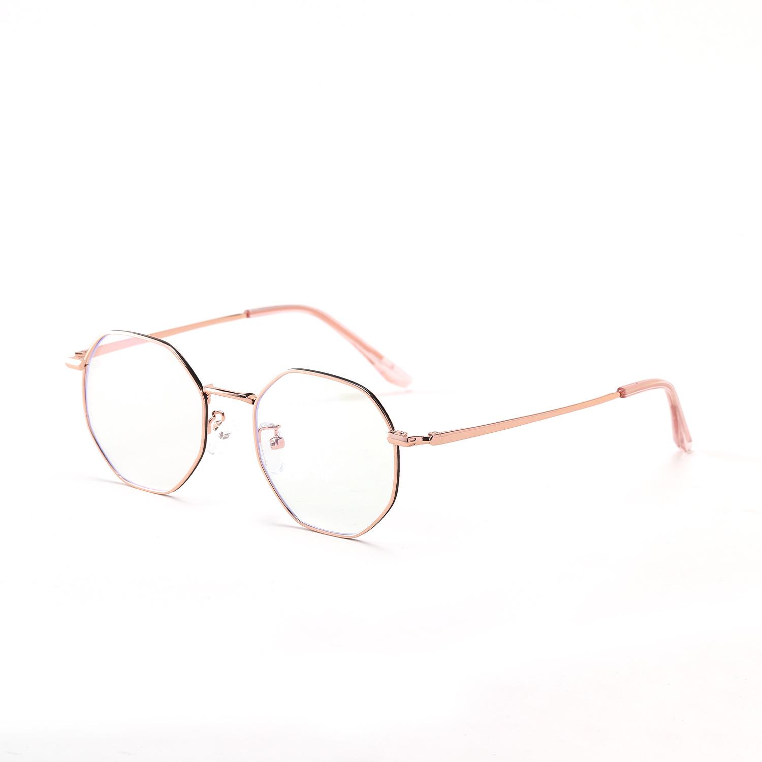 

Очки 20047 Ретро Оправа Маленькая Оправа Многоугольник Металл Круглое Лицо Солнцезащитные Очки, Плоские Очки Женские