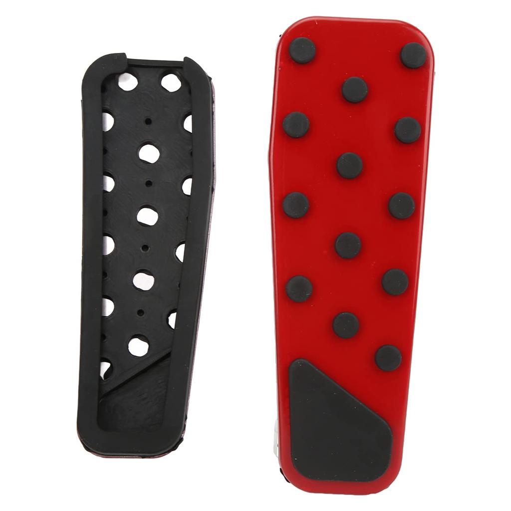 Qiilu Brake Pedal Pads 2pcs Accelerator Brake Pedal Anti Slip Foot Pedal Pad Replacement for Dodge Challenger 2009-2021