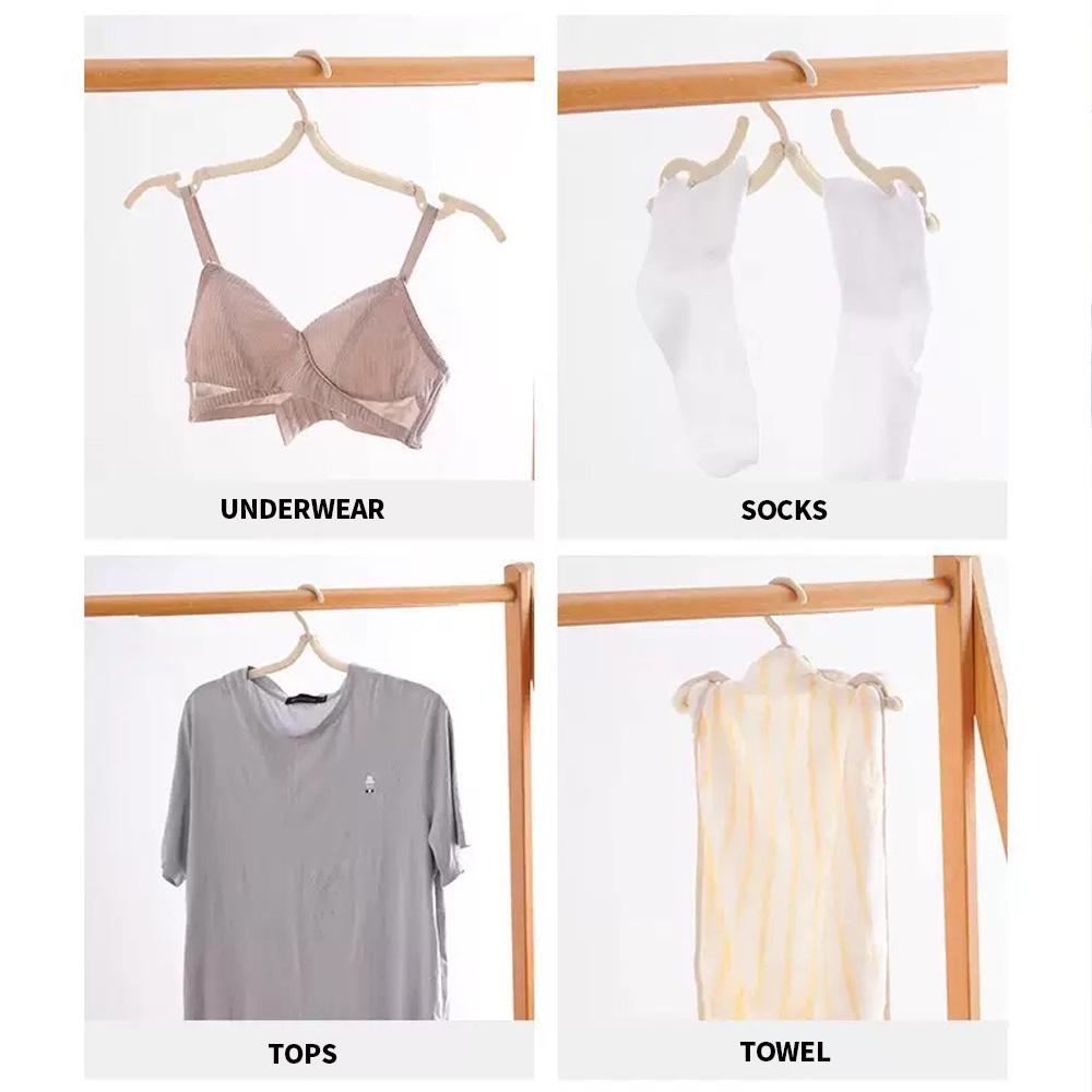 6PCS/3PCS/1PC Portable Folding Travel Hanger - Space Saving Drying Hanger, Travel Hanger
