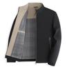 Dad's 2025 Spring/Autumn Stand-Up Collar Jacket for Middle-Aged & Elderly Men - Business Casual Top