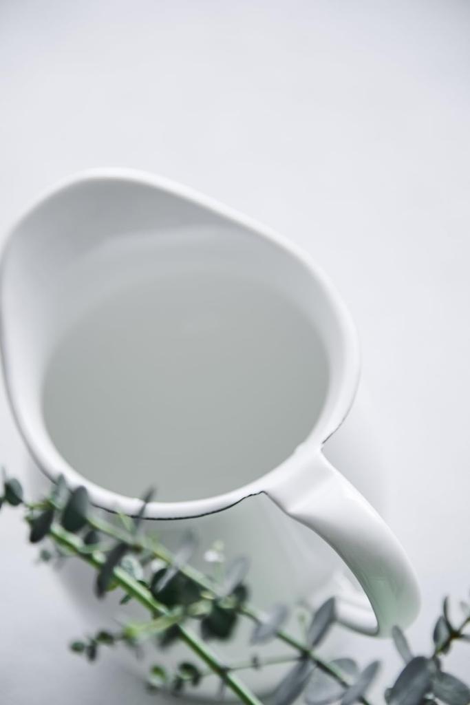 Nodahoro Enamel Heat Interior Flower Made In Pitcher, Resistant, 1.7L, Decor, Vase, Japan, White, WP-13