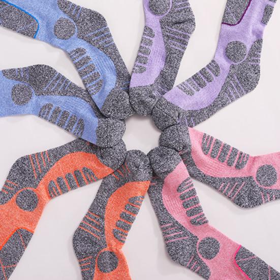 Yousheng Knee High Ski Socks Men Women Stretchy Thermal Knee Socks Breathable Shock Absorption Socks for Snowboarding Hiking Mountaineering