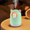Portable Mini Humidifier 300ML Cartoon USB Cool Mist Humidifier with Colorful Lights Small Personal Desktop Humidifier with Auto Shut-Off