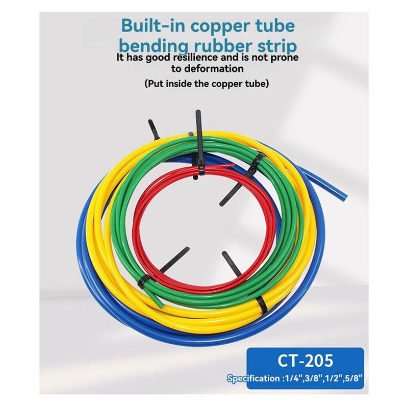 ABUL-4M CT-205 Air Copper Pipe Bending Tool, PE Plastic Protector For Durable Non-Deformation Pipe Experience